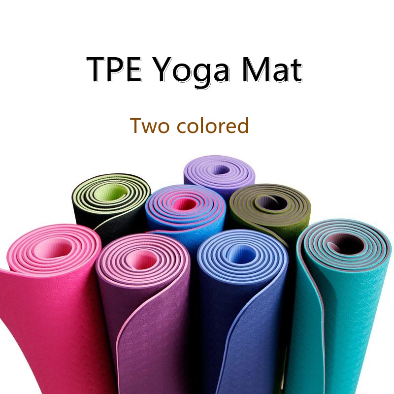 Zweifarbige Yogamatte