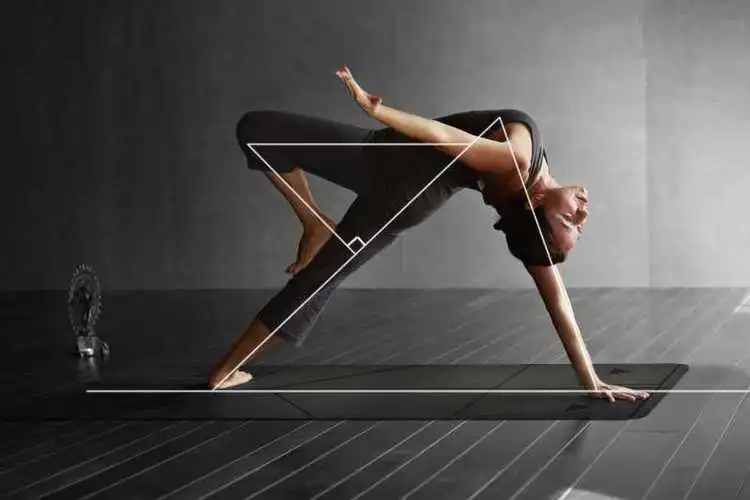 Eine dicke Yogamatte